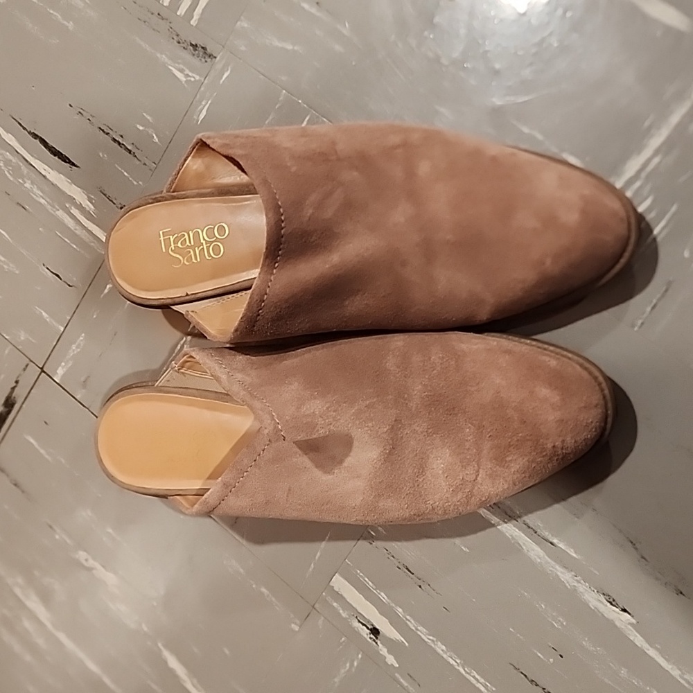 Franco Sarto Tan kitty heel